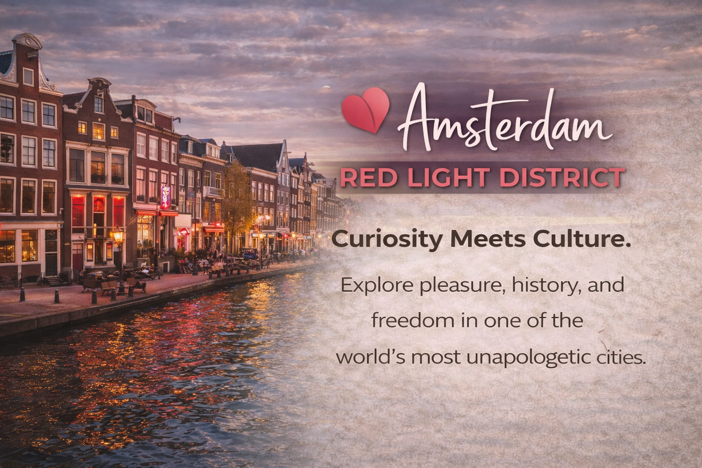 Amsterdam: Red Light District | Curated International Escape